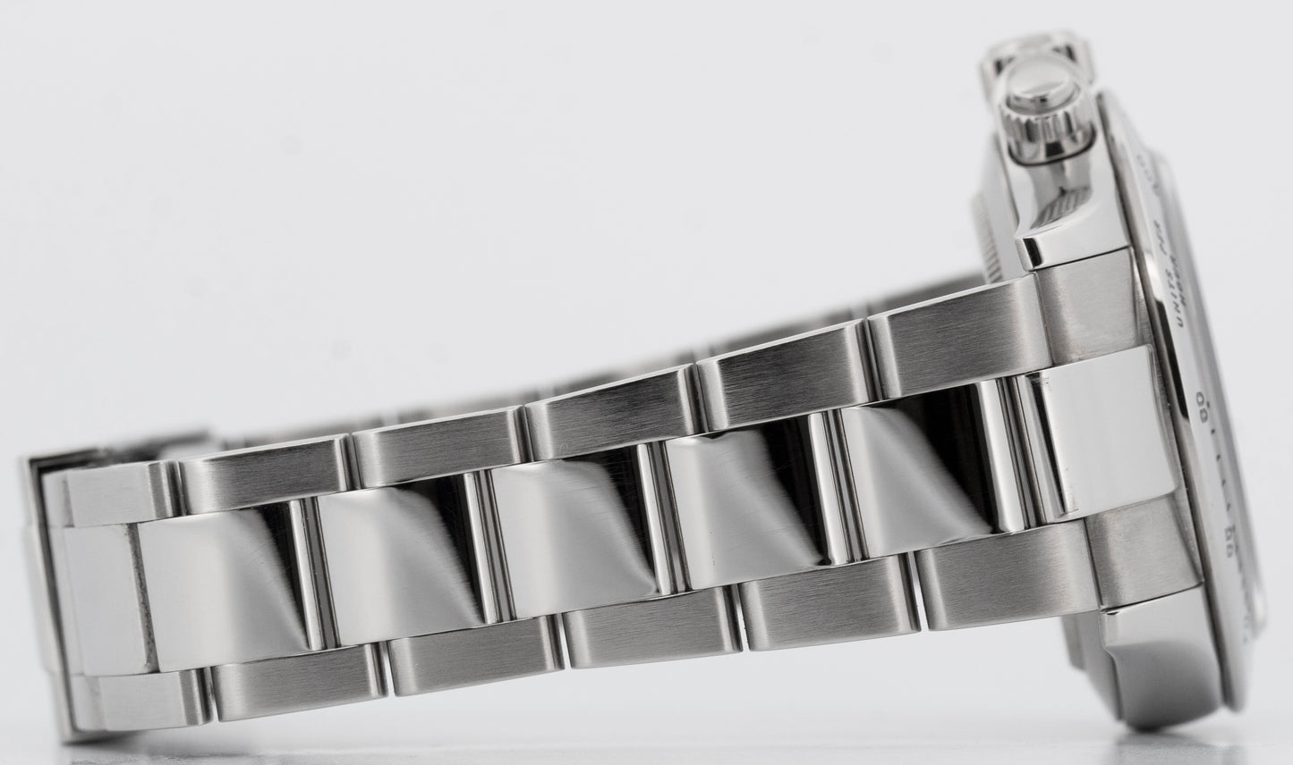 PAPERS Chromalight Rolex Daytona Cosmograph Black Steel Watch 40mm 116520 BOX