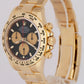 NEW PAPERS Rolex Daytona Black Paul NEWMAN 40mm 18K Yellow Gold Watch 116508 BOX