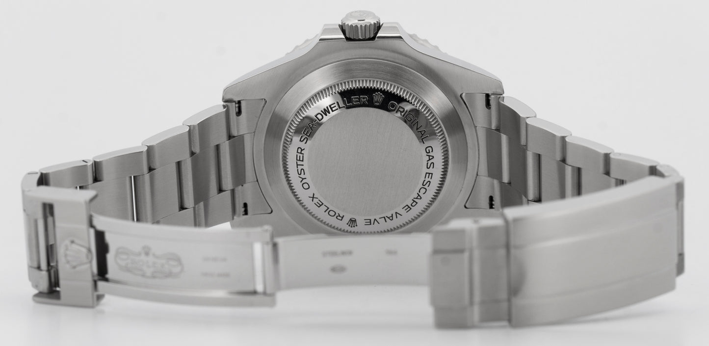 2023 PAPERS Rolex Sea-Dweller 50th-Anniversary Red BLACK 43mm Steel 126600 BOX