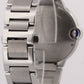 Cartier Ballon Bleu Stainless Steel SILVER Roman 42mm W69012Z4 3001 Watch