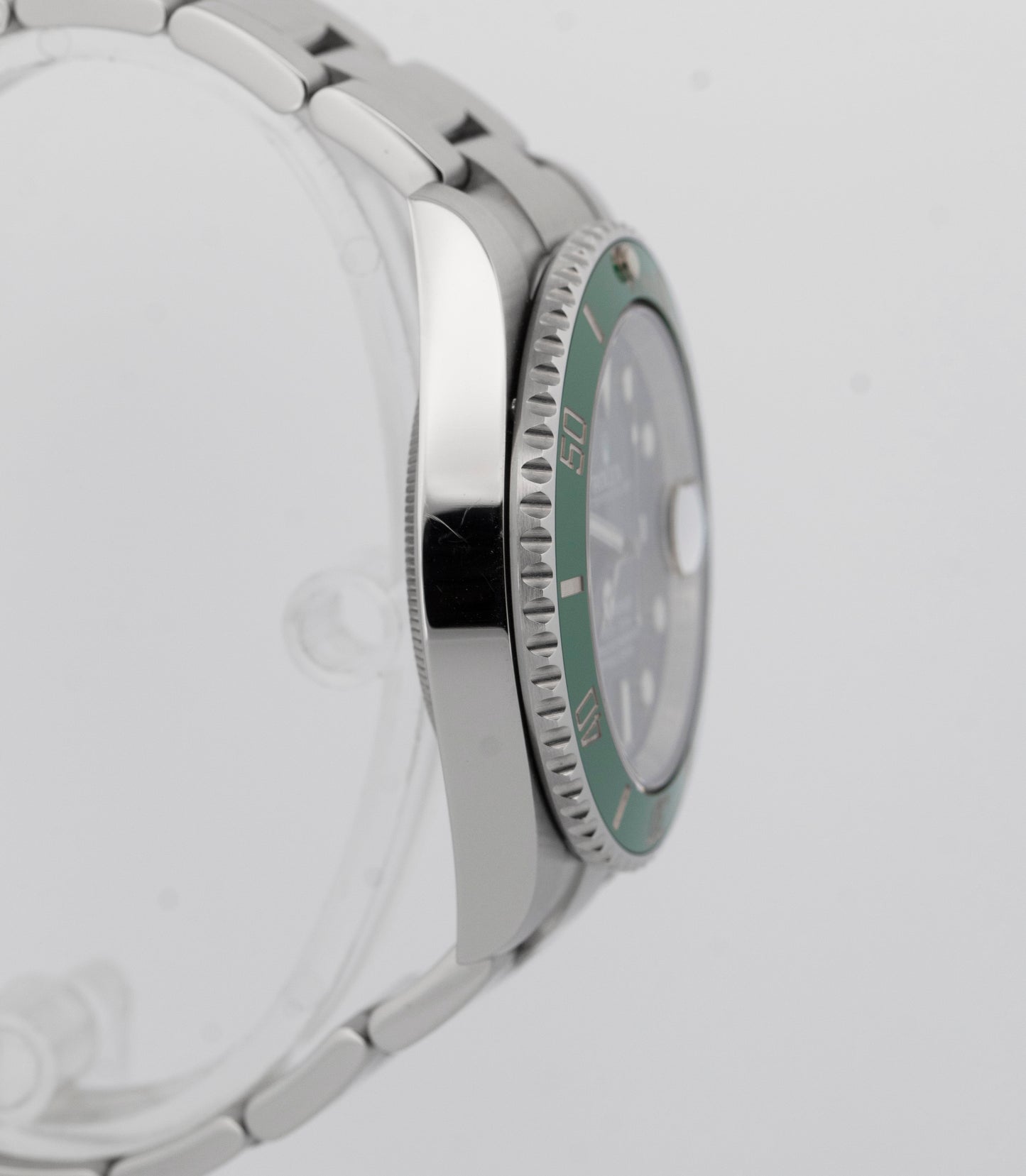 2015 PAPERS Rolex Submariner Date HULK GREEN Steel 40mm 116610 LV Watch BOX