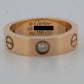 2023 PAPERS Cartier Love Ring CRB4032458 3 Diamonds 18K Yellow Gold Size 58 BOX