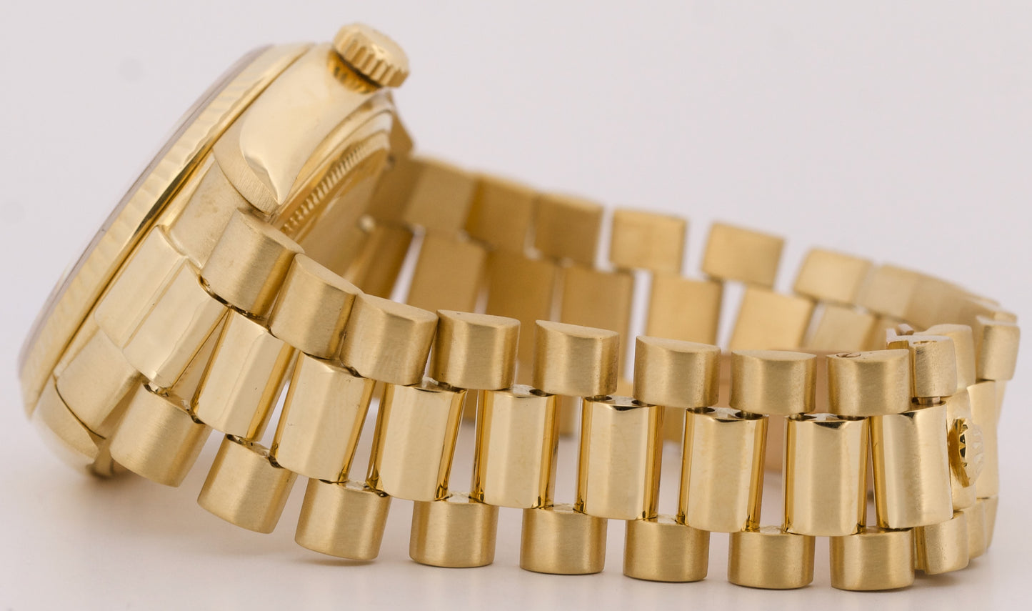 VINTAGE 1978 Rolex Day-Date President CHAMPAGNE 36mm 18K Yellow Gold Watch 18038