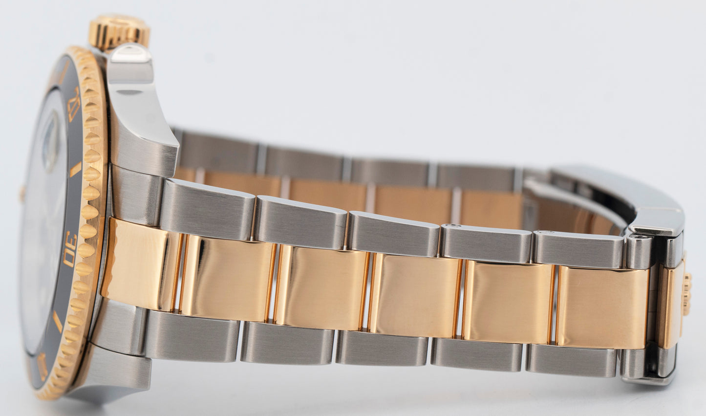 2020 NEW CARD Rolex Submariner BLACK 40mm Ceramic Gold Two-Tone 116613 LN BOX