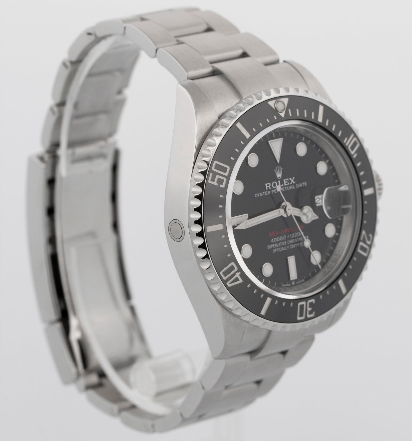 2024 Rolex Sea-Dweller 50th Anniversary Red 126600 Steel Black 43mm Box Papers
