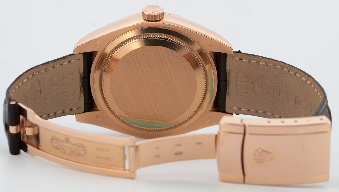 PAPERS Rolex Sky-Dweller 42mm CHOCOLATE ARABIC Brown 18K Rose Gold 326135 BOX