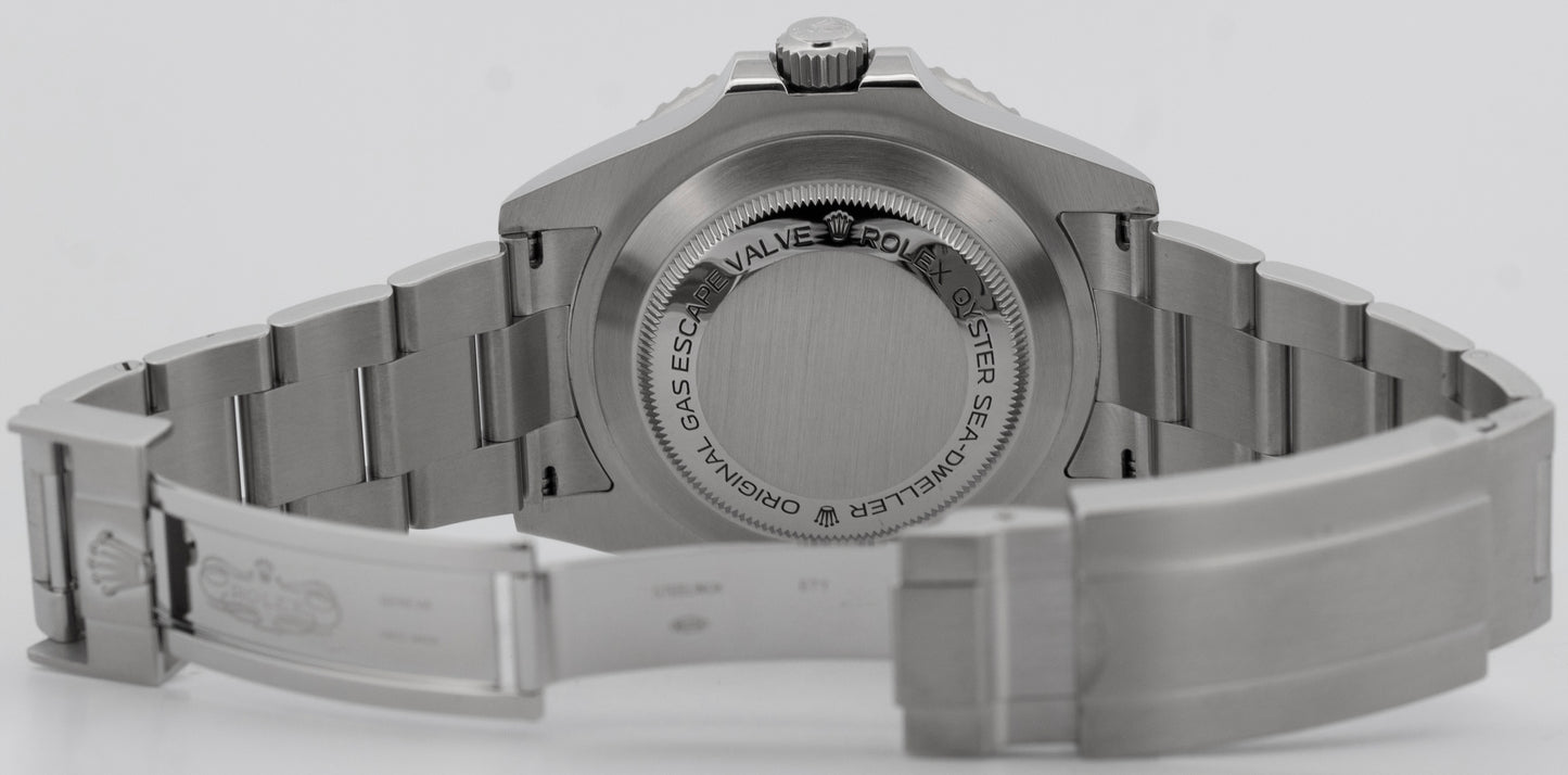 PAPERS Rolex Sea-Dweller 50th-Anniversary BLACK Red 43mm Steel 126600 Watch BOX