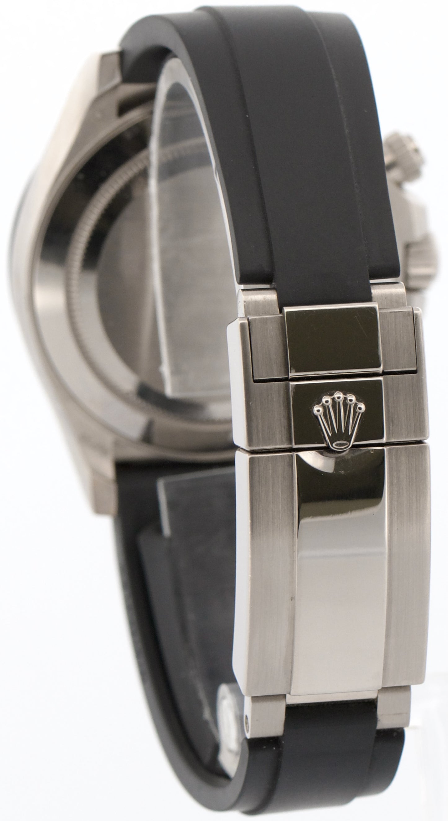 2020 PAPERS Rolex Daytona SILVER GHOST 18K Gold Oysterflex 40mm 116519 LN BOX