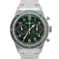 PAPERS Montblanc 1858 Zero 0 Oxygen Chronograph Green 42mm Watch 133298 BOX