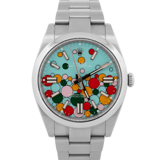 2023 PAPERS Rolex Oyster Perpetual CELEBRATION Steel 41mm 124300 Watch BOX