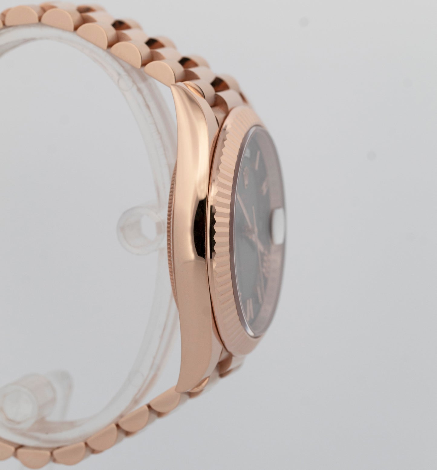 2024 PAPERS Rolex Day-Date 40 SLATE OMBRE 18K Rose Gold 40mm 228235 Watch BOX