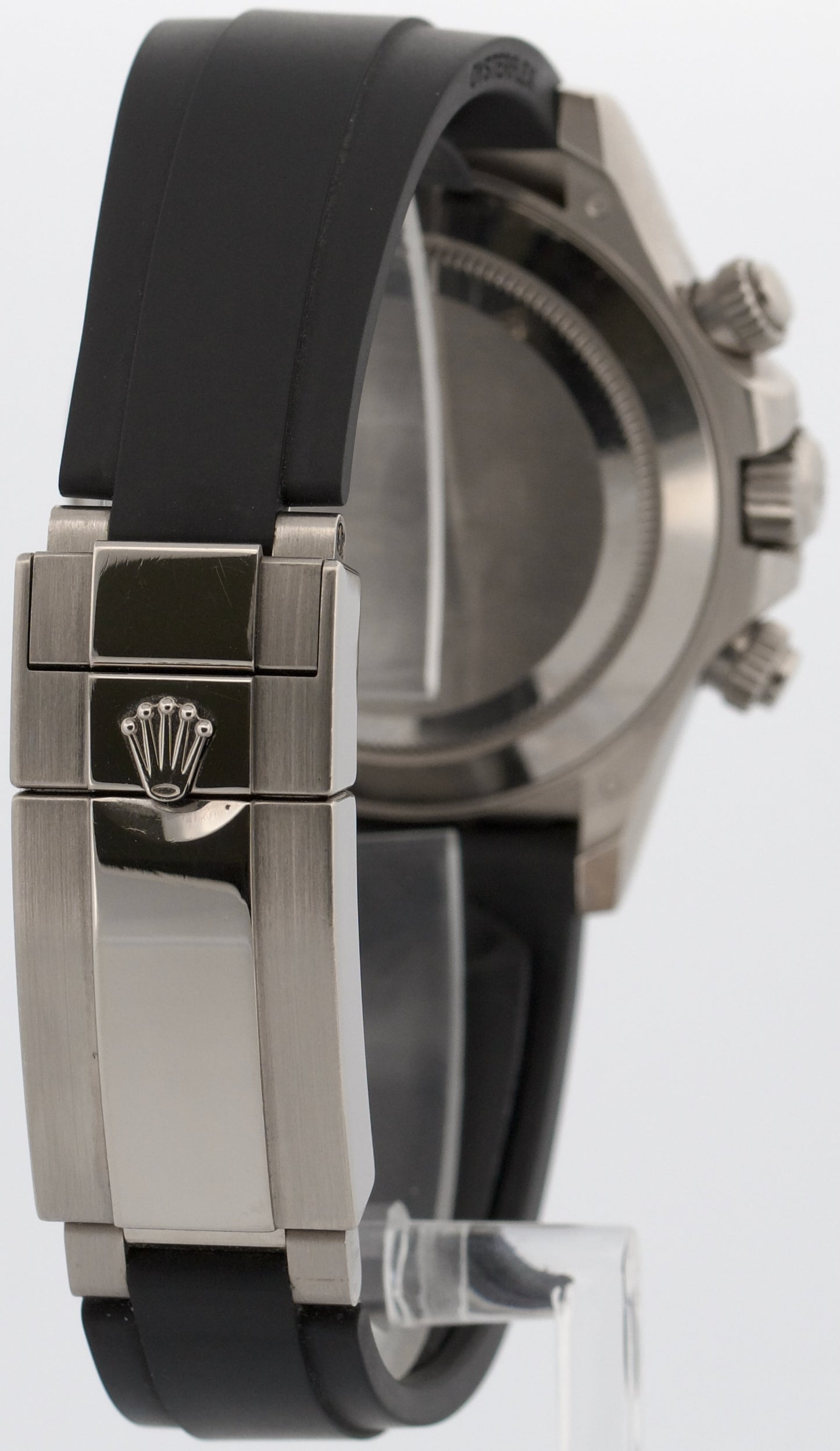 2020 PAPERS Rolex Daytona SILVER GHOST 18K Gold Oysterflex 40mm 116519 LN BOX