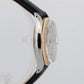 Rolex Oyster Perpetual Date GRAY Two-Tone Engine-Turned Gold 34mm 1505 Watch