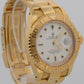 1993 Unpolished Rolex Yacht-Master 16628 White 18K Yellow Gold 40mm Oyster Watch
