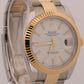 Rolex DateJust 41 WHITE Two-Tone 18K Yellow Gold Steel OYSTER 41mm 126333 Watch