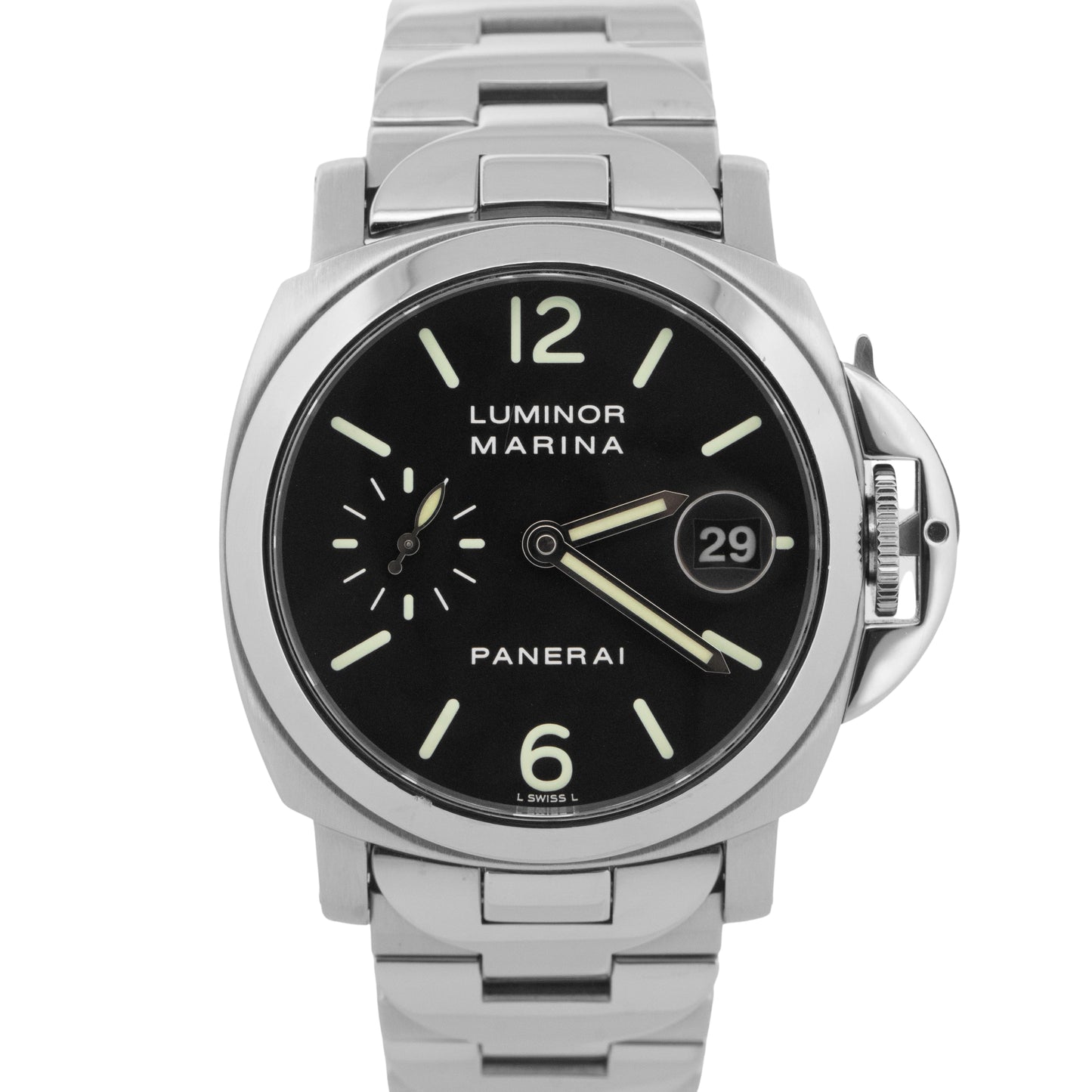 PAPERS Panerai Luminor PAM 48 Automatic Stainless Steel 40mm Watch PAM00048 BOX