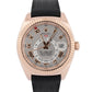 Rolex Sky-Dweller 42mm 18K Rose Gold Sundust Annual Calendar Fluted Watch 326135