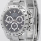 UNPOLISHED PAPERS Chromalight Rolex Daytona Cosmograph Black 40mm 116520 BOX