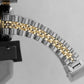 Ladies Rolex DateJust 26mm Black DIAMOND Two-Tone 18K Gold Steel JUBILEE 6917