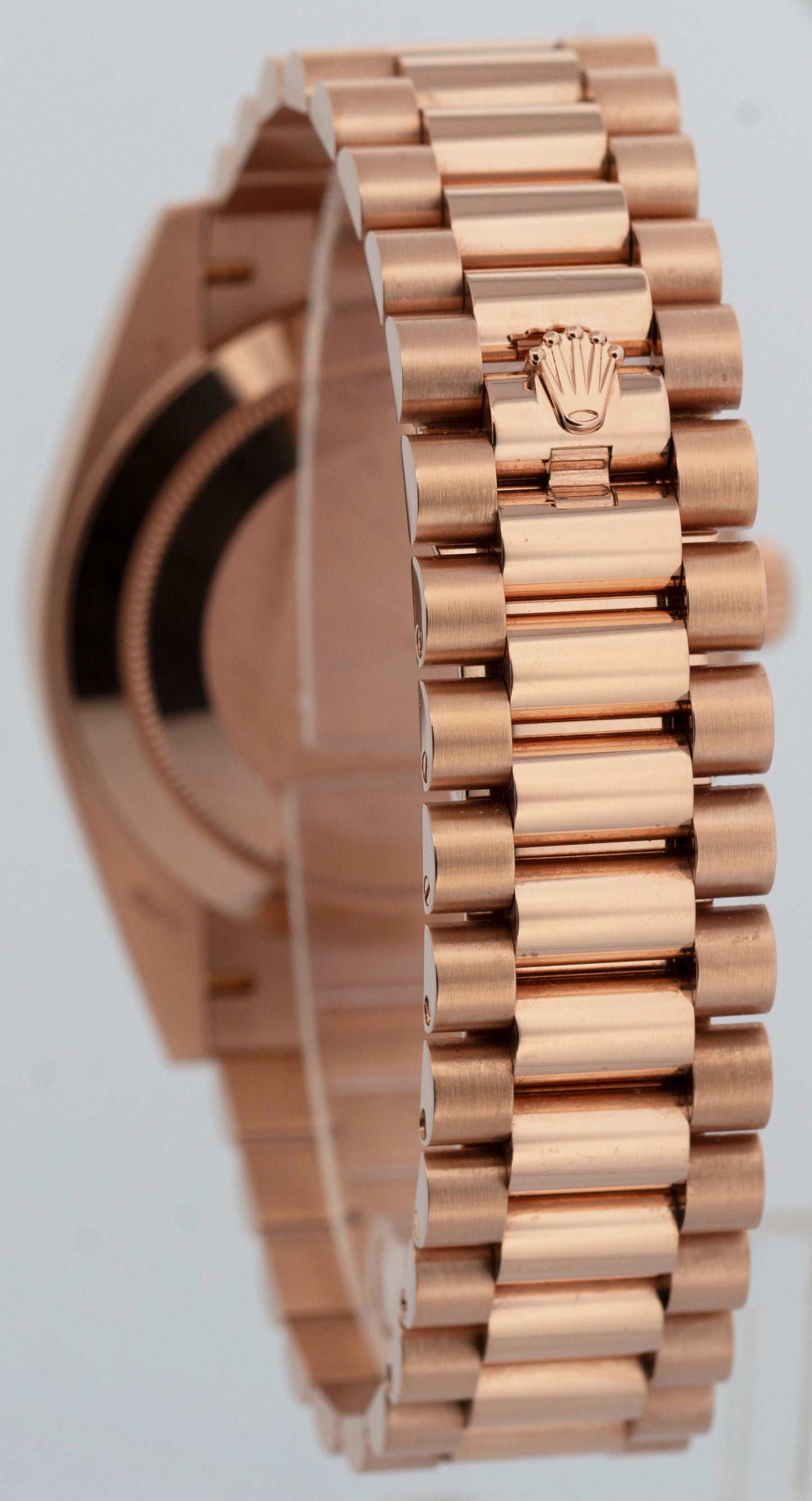 2024 PAPERS Rolex Day-Date 40 SLATE OMBRE 18K Rose Gold 40mm 228235 Watch BOX