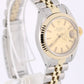 VINTAGE Rolex Oyster Perpetual Date Champagne 26mm Two-Tone 18k Gold 6917 Watch