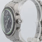 PAPERS Montblanc 1858 Zero 0 Oxygen Chronograph Green 42mm Watch 133298 BOX