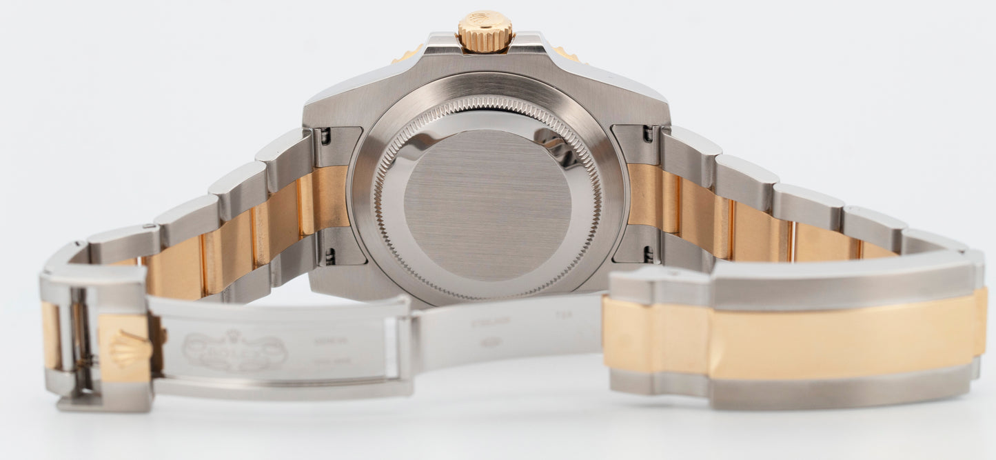 2020 NEW CARD Rolex Submariner BLACK 40mm Ceramic Gold Two-Tone 116613 LN BOX