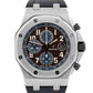 Audemars Piguet Royal Oak Offshore BROWN Blue Steel Rubber 42mm 26470ST Watch