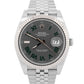 2024 PAPERS Rolex DateJust 41mm WIMBLEDON 18K Fluted Steel JUBILEE 126334 BOX