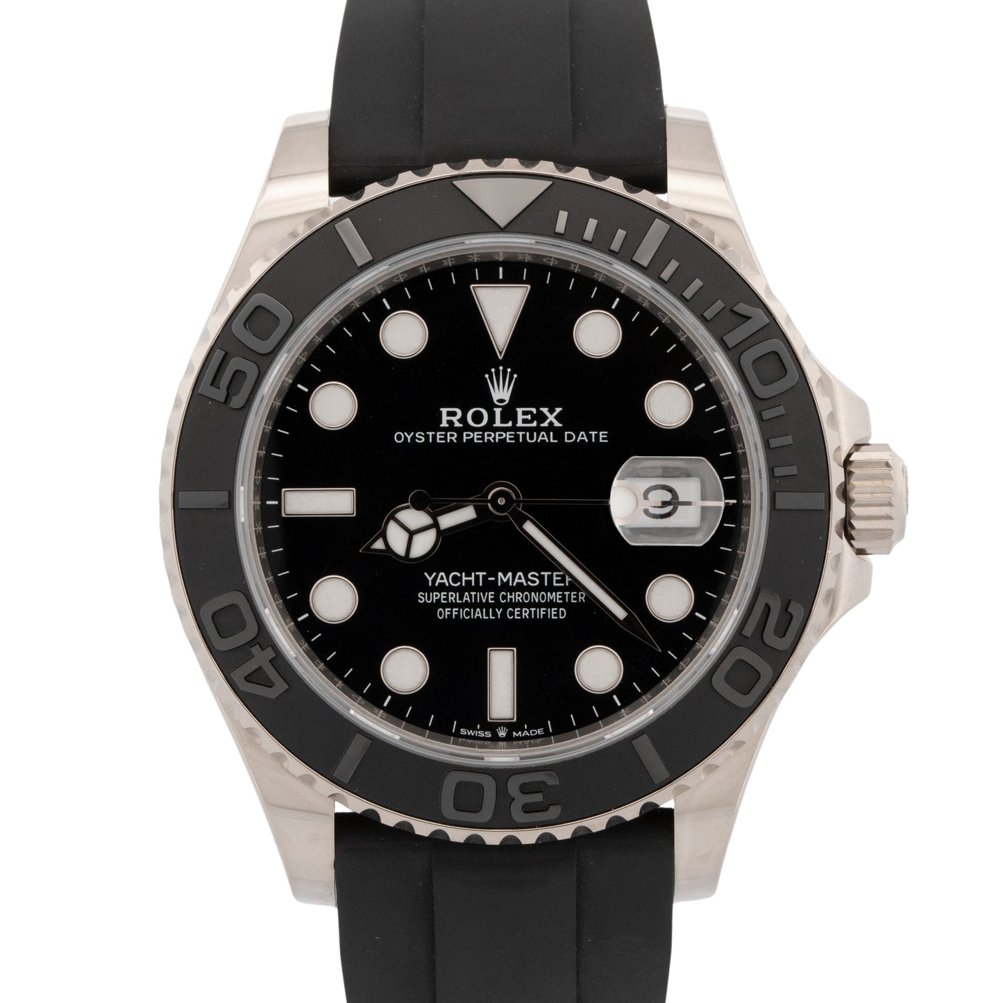 2024 Rolex Yacht-Master 226659 Black 18K White Gold 42mm Watch Box Papers