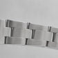 MINT Rolex Oyster Perpetual 24mm White Stainless Oyster NO-HOLES Watch 76080