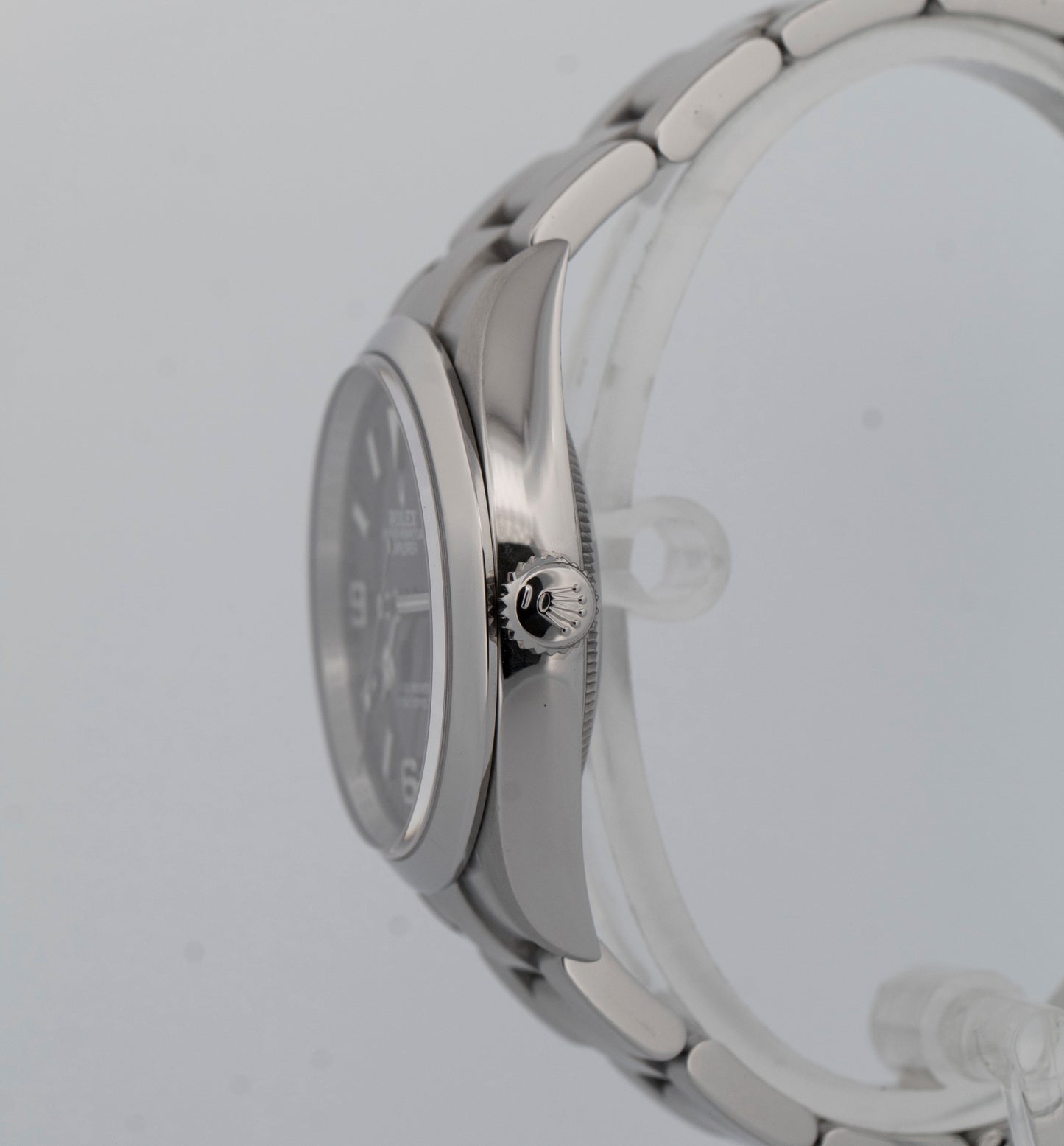 PAPERS Rolex Explorer I BLACK 36mm Stainless Steel 3-6-9 Oyster Watch 124270 BOX