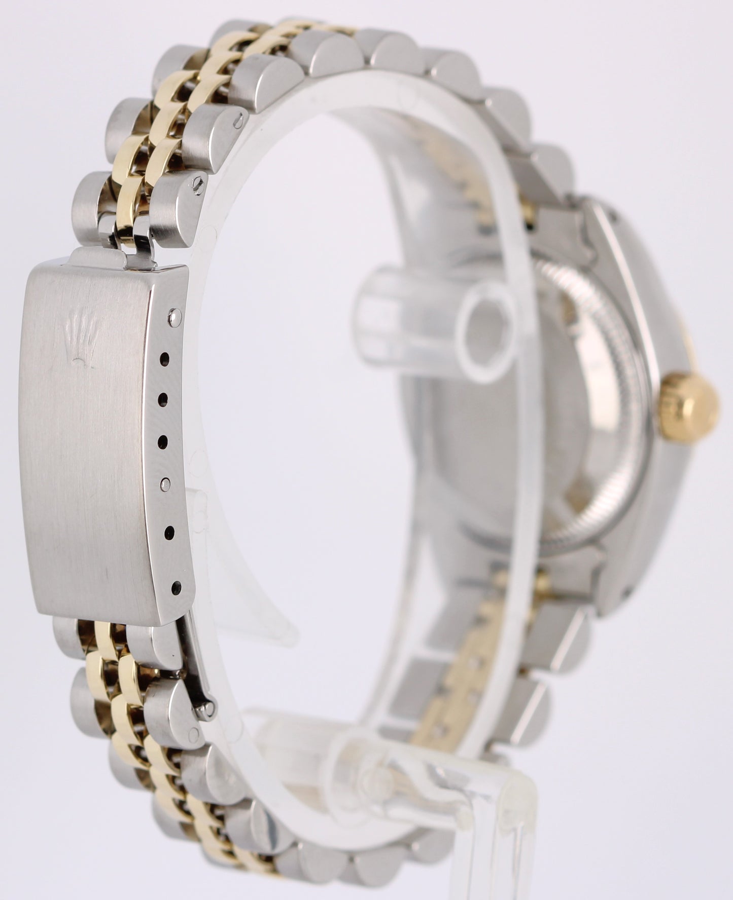 VINTAGE Rolex Oyster Perpetual Date Champagne 26mm Two-Tone 18k Gold 6917 Watch