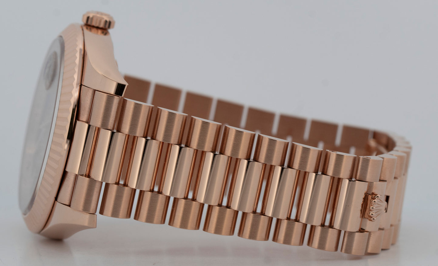 2024 PAPERS Rolex Day-Date 40 SLATE OMBRE 18K Rose Gold 40mm 228235 Watch BOX
