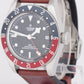 MINT Tudor Black Bay GMT Pepsi Leather 41mm Steel Red Blue Watch 79830 RB BOX