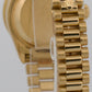 Rolex DateJust President 28mm CREAM ROMAN 18K Yellow Gold DIAMOND 79178 BOX