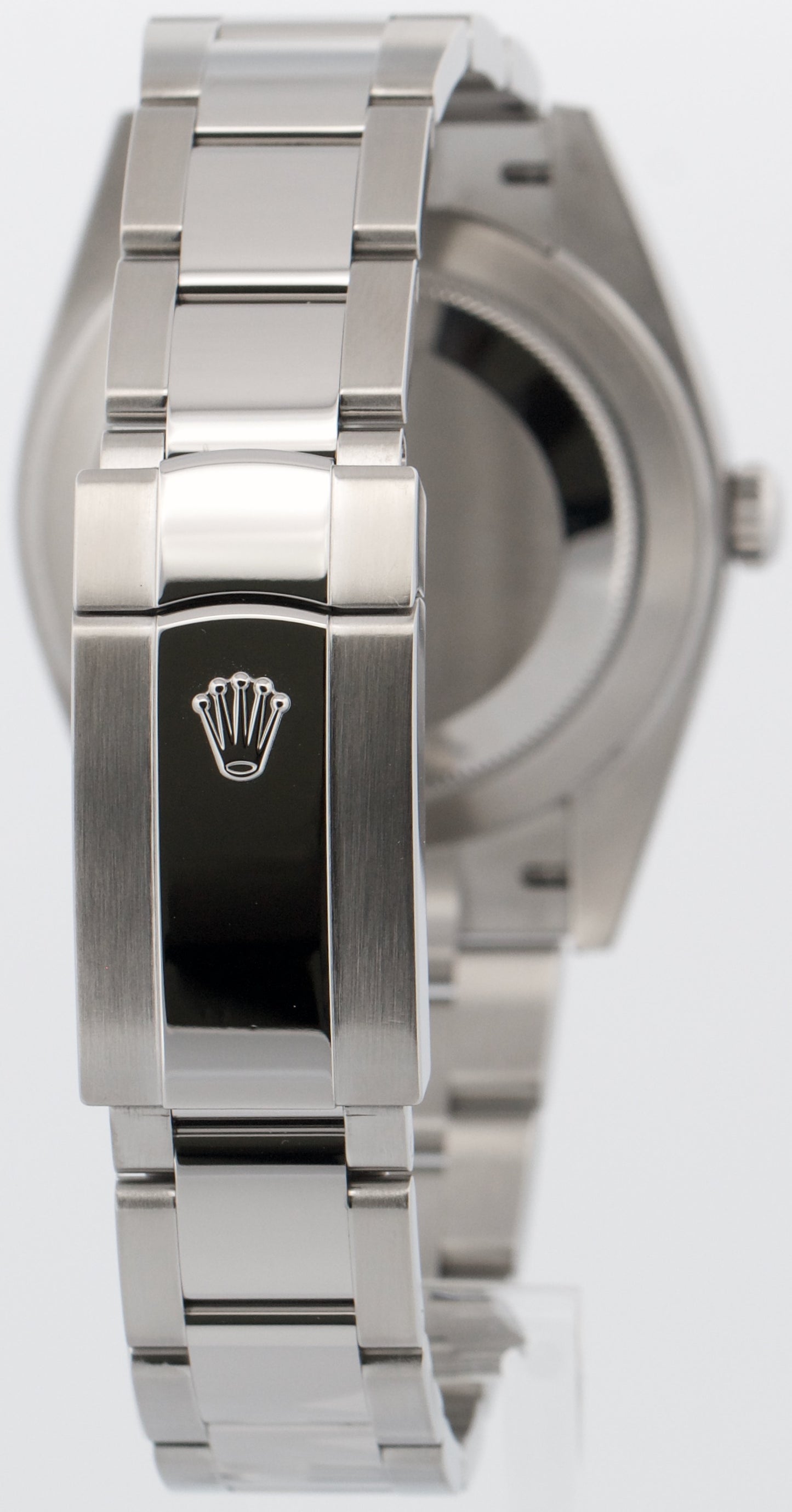 PAPERS Rolex DateJust 41mm BLUE Stainless Steel Smooth OYSTER 126300 Watch BOX