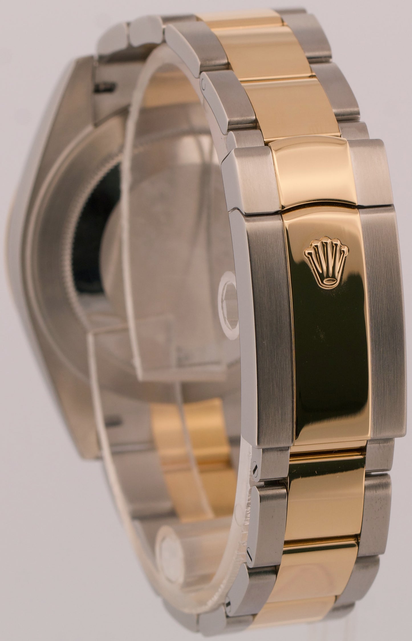 Rolex DateJust 41 WHITE Two-Tone 18K Yellow Gold Steel OYSTER 41mm 126333 Watch