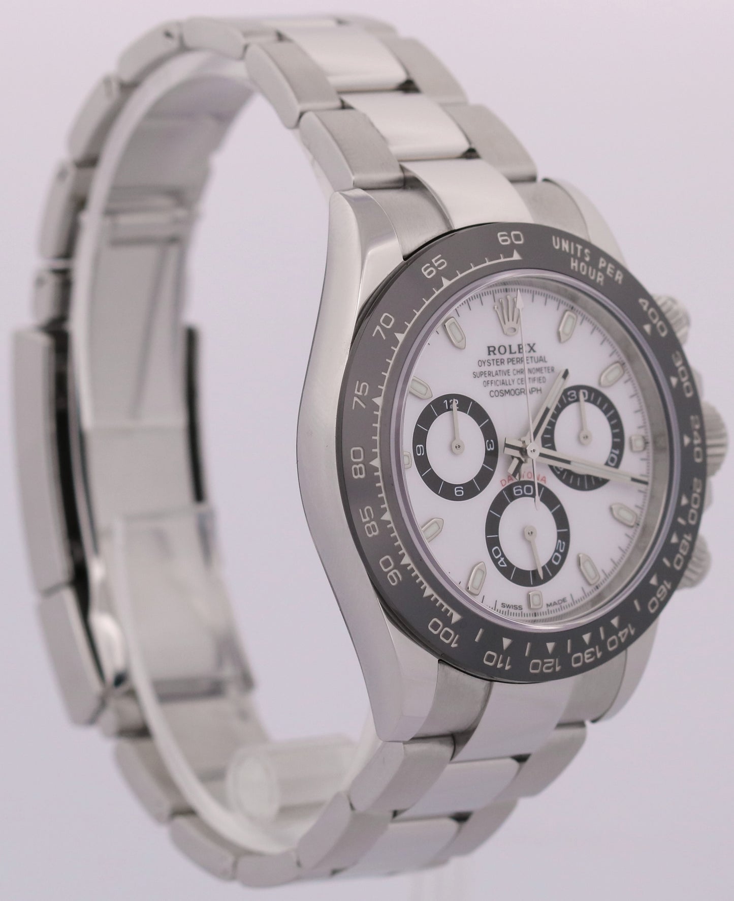 2022 PAPERS Rolex Daytona Cosmograph 40mm PANDA White Ceramic 116500 LN BOX