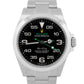 2022 PAPERS Rolex Air-King BLACK Stainless Steel 40mm 126900 Watch BOX