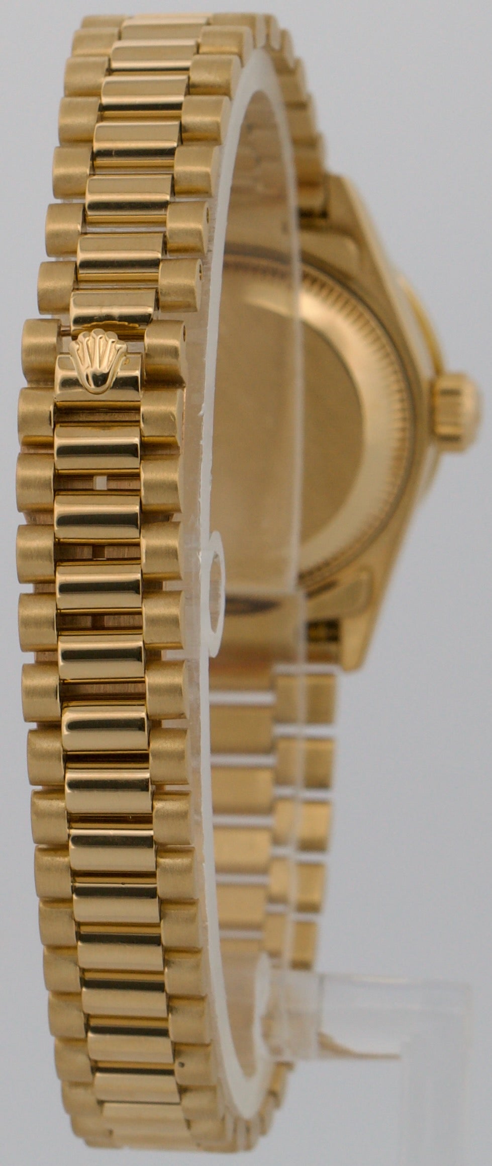 Rolex DateJust President 28mm CREAM ROMAN 18K Yellow Gold DIAMOND 79178 BOX
