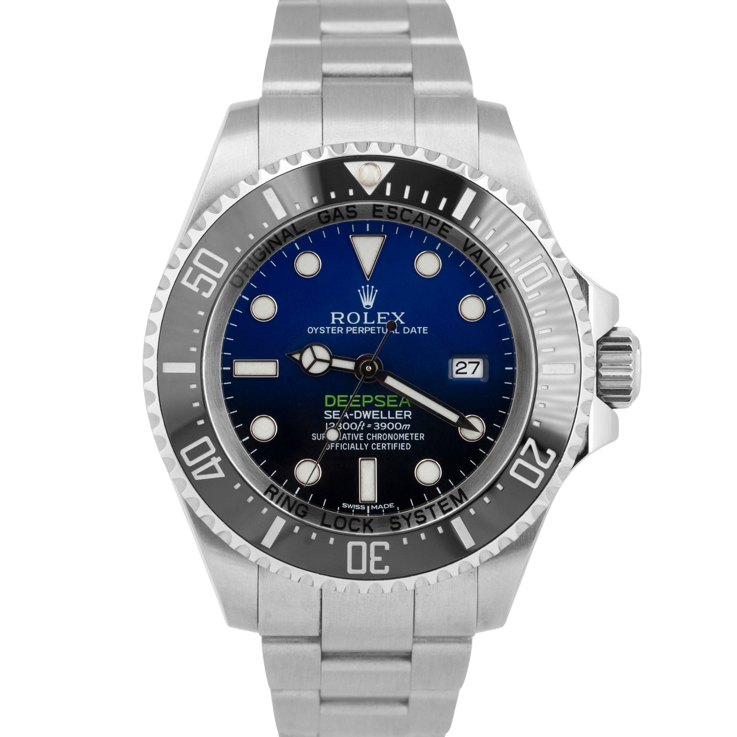 MINT Rolex Sea-Dweller Deepsea JAMES CAMERON Blue Stainless 116660 44mm BOX