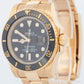 MINT PAPERS Rolex Submariner Date Ceramic 18K Yellow Gold Black 40mm 116618 BOX