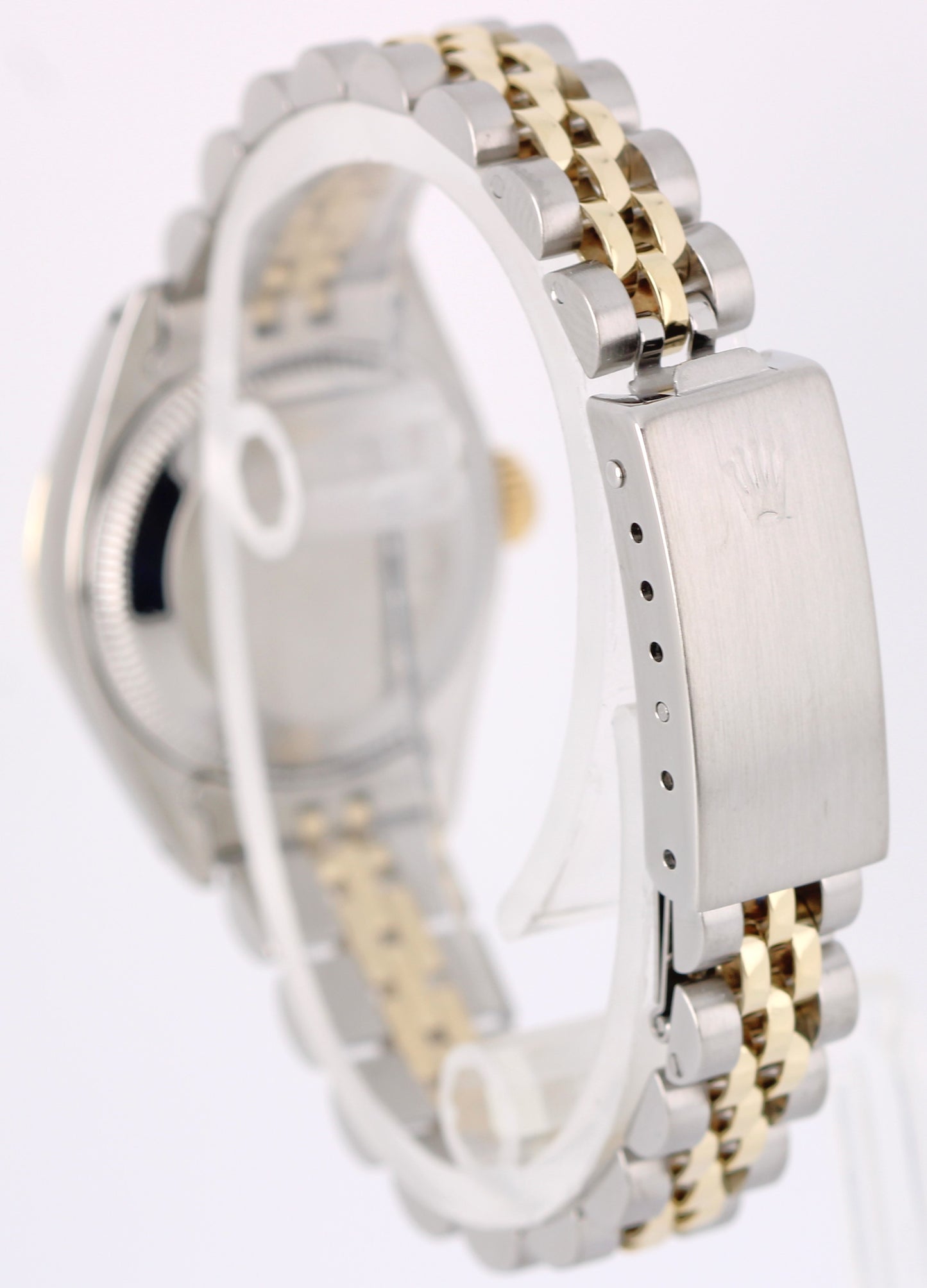 VINTAGE Rolex Oyster Perpetual Date Champagne 26mm Two-Tone 18k Gold 6917 Watch