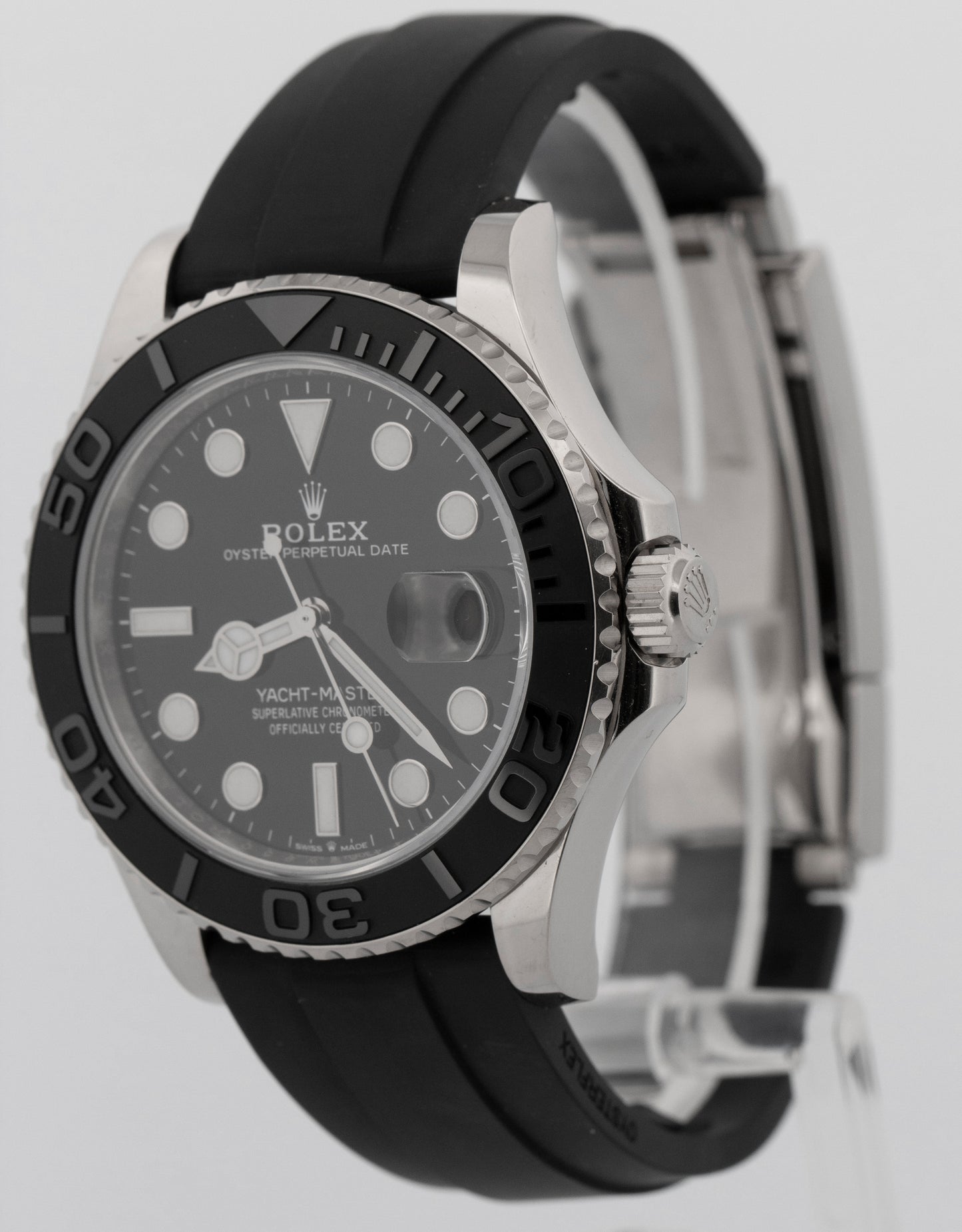 2024 Rolex Yacht-Master 226659 Black 18K White Gold 42mm Watch Box Papers