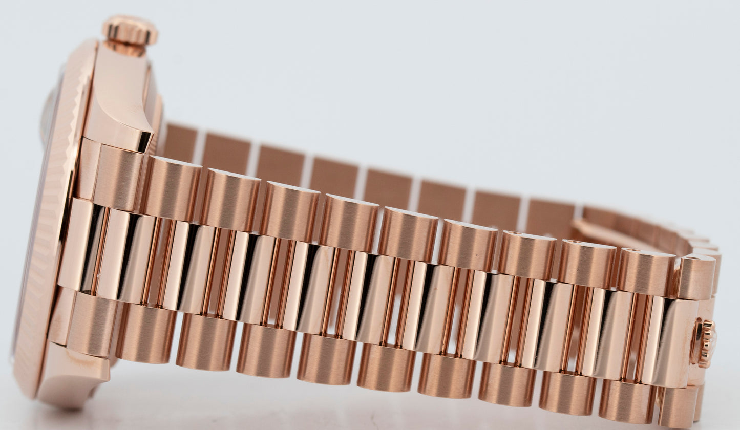New 2026 Rolex Day-Date 40 228235 Chocolate Rose Gold 40mm Box Papers