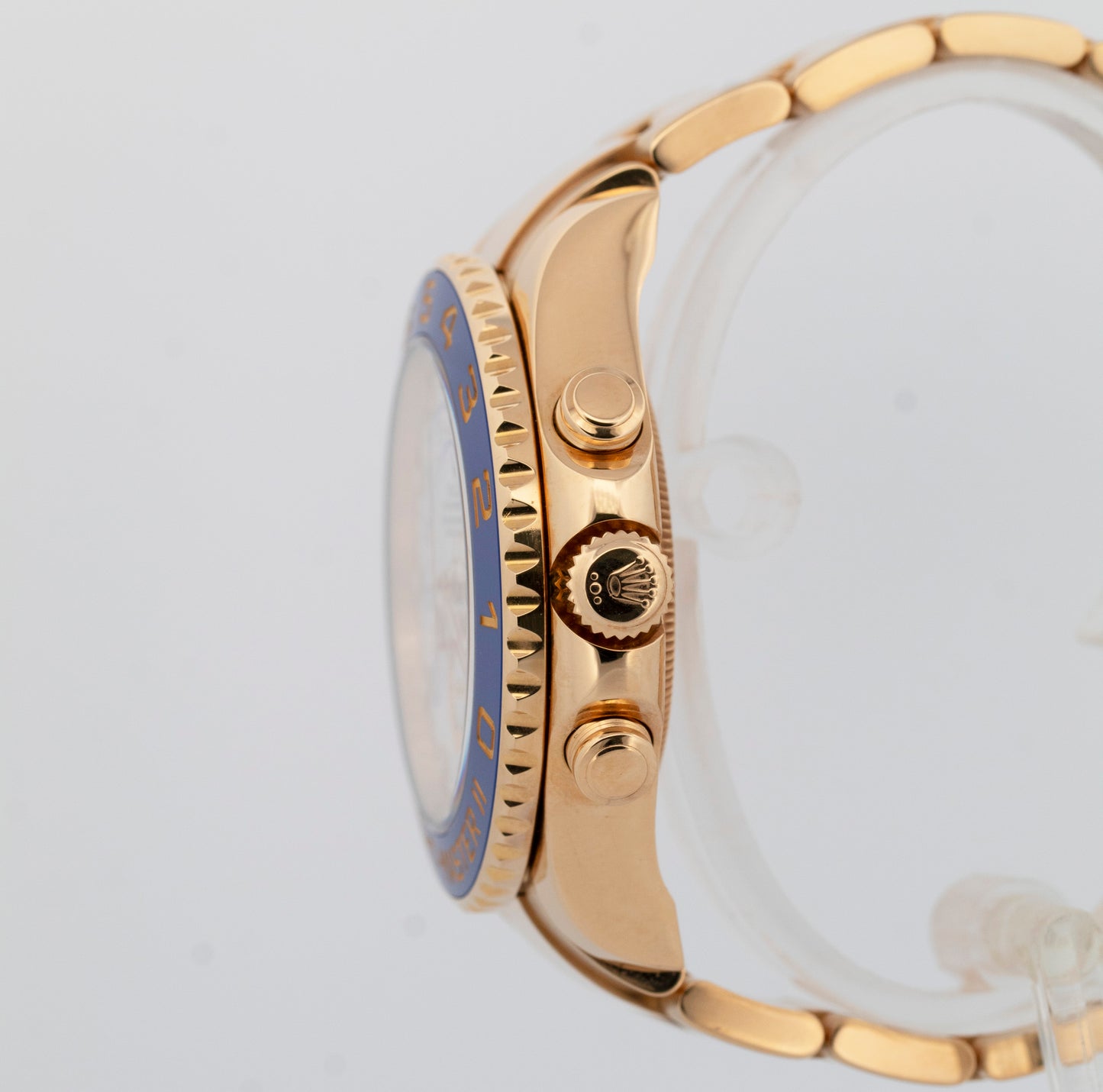 Rolex Yacht-Master II 18K Yellow Gold White NEW HANDS Regatta 44mm 116688 BOX