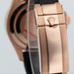 Rolex Yacht-Master 40mm 18K Everose Gold Black Oysterflex Date Watch 126655