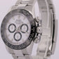 2022 PAPERS Rolex Daytona Cosmograph 40mm PANDA White Ceramic 116500 LN BOX
