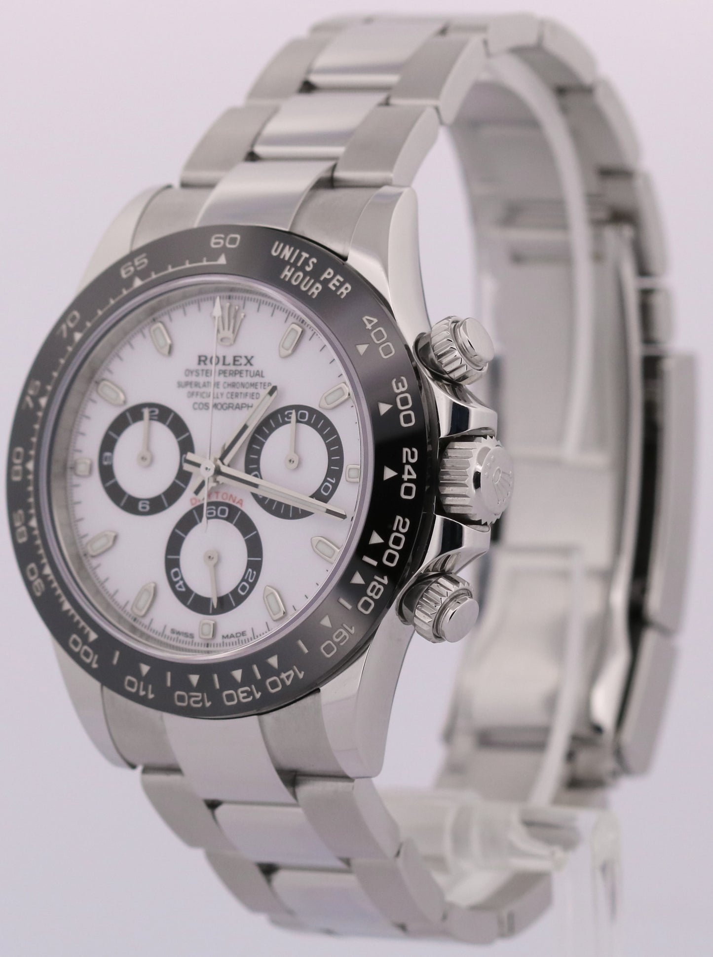 2022 PAPERS Rolex Daytona Cosmograph 40mm PANDA White Ceramic 116500 LN BOX